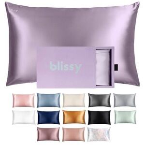 Blissy Pillowcase 100% Pure Mulberry Silk 22 Momme 6A High-Grade Fibers King